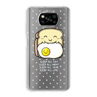 Sleep All Day: Xiaomi Poco X3 NFC Transparant Hoesje