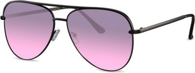 CWI zonnebril unisex piloot zwart/roze (CWI1910) CWI zonnebril unisex piloot zwart/roze (CWI1910)