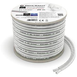 Oehlbach: SP-15 Silverline Luidsprekerkabel (2 x 1,5 mm) - 20 meter