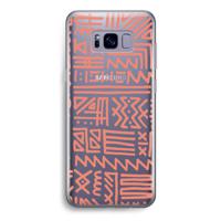 Marrakech Pink: Samsung Galaxy S8 Transparant Hoesje