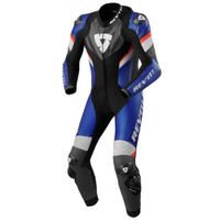 REV'IT! Hyperspeed 2 1-piece suit, 1-delig motorpak, Zwart Blauw - thumbnail