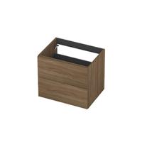 INK - Onderkast 2L Decor Softclose Tbv Greep - 600x450x520 Mm - Zuiver Eiken