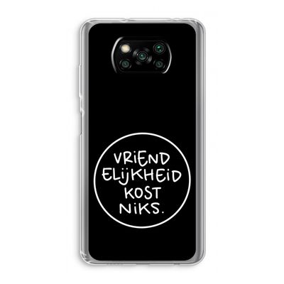 Vriendelijkheid: Xiaomi Poco X3 NFC Transparant Hoesje