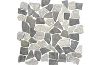 Terre d'Azur Mix Grey natuursteen mozaiek 30x30 - thumbnail