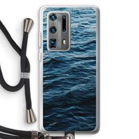 Oceaan: Huawei P40 Pro Plus Transparant Hoesje met koord