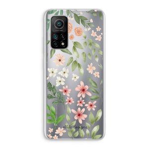 Botanical sweet flower heaven: Xiaomi Mi 10T 5G Transparant Hoesje