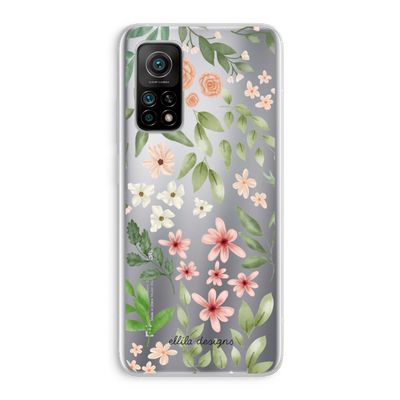 Botanical sweet flower heaven: Xiaomi Mi 10T 5G Transparant Hoesje