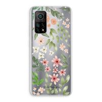 Botanical sweet flower heaven: Xiaomi Mi 10T 5G Transparant Hoesje