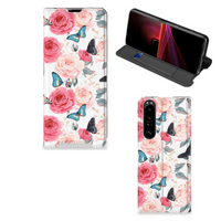 Sony Xperia 1 III Smart Cover Butterfly Roses