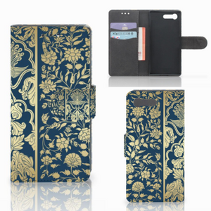 Sony Xperia X Compact Hoesje Beige Flowers