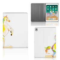 Apple iPad 9.7 (2018) Hippe Tablet Hoes Horse Color - thumbnail