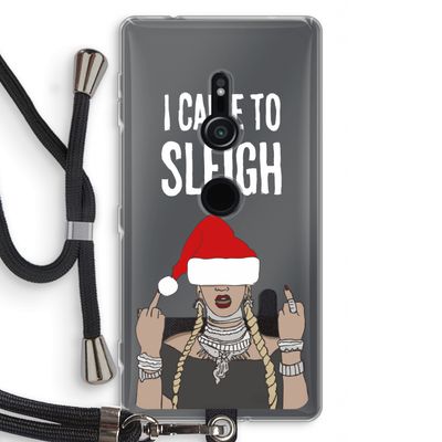 Came To Sleigh: Sony Xperia XZ2 Transparant Hoesje met koord
