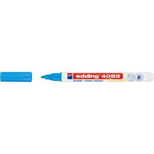 Krijtstift edding by Securit 4085 rond 1-2mm lichtblauw