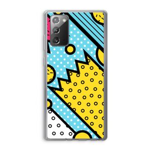 Pop Art #1: Samsung Galaxy Note 20 / Note 20 5G Transparant Hoesje