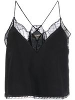 Zadig&Voltaire caraco Christy à bords en dentelle - Noir