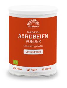 Mattisson Aardbeien poeder bio
