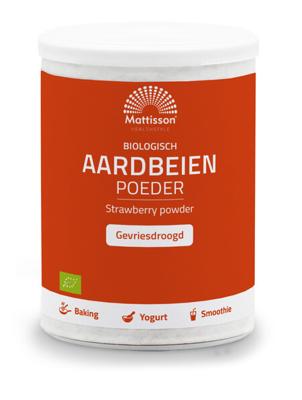 Mattisson Aardbeien poeder bio