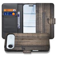 Steigerhout Hoesje Voor Apple iPhone Air | Book Case