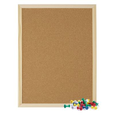 Kantoor Prikbord - 60 x 40 cm - inclusief 25x punt punaises - memobord - keuken
