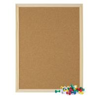 Kantoor Prikbord - 60 x 40 cm - inclusief 25x punt punaises - memobord - keuken