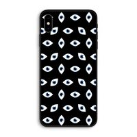 Eyes pattern: iPhone XS Max Biologisch afbreekbaar hoesje
