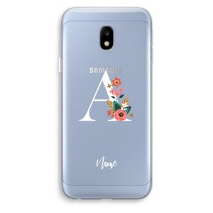 Pink Bouquet: Samsung Galaxy J3 (2017) Transparant Hoesje