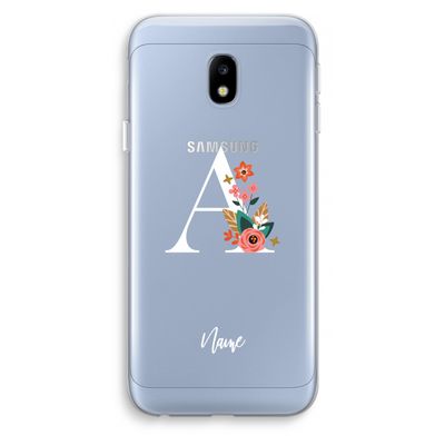 Pink Bouquet: Samsung Galaxy J3 (2017) Transparant Hoesje