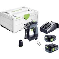 Festool CXS 12 2,5-Plus 576864 Accu-schroefboormachine 10.80 V 2.50 Ah Incl. accu, Incl. lader