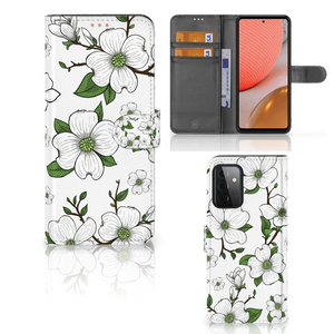 Samsung Galaxy A72 Hoesje Dogwood Flowers