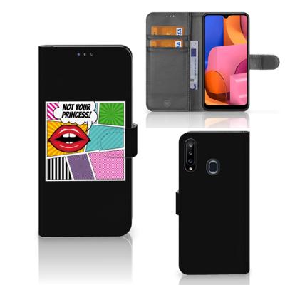 Samsung Galaxy A20s | Wallet Case | met Pasjes | Popart Princess Samsung Galaxy A20s | Wallet Case | met Pasjes | Popart Princess