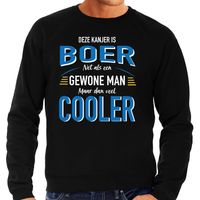 Deze kanjer is Boer cadeau sweater zwart voor heren