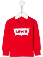 Levi's Kids sweat à logo imprimé - Rouge