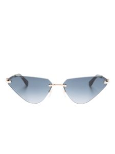 DSQUARED2 EYEWEAR lunettes de soleil Hype à monture papillon - Noir