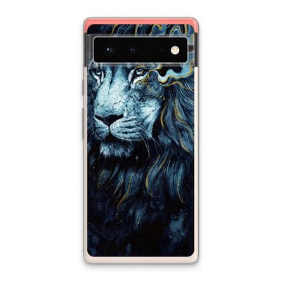 Darkness Lion: Google Pixel 6 Transparant Hoesje