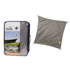 Nesling | Coolfit Schaduwdoek Vierkant 360 x 360 cm | Antraciet