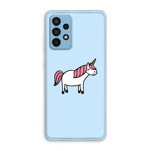 Eenhoorn: Samsung Galaxy A52 Transparant Hoesje