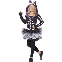 Kat skelet kostuum voor kids - thumbnail