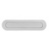 Intersteel Brievenbus ovaal met veer geborsteld rvs - thumbnail