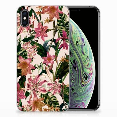 Apple iPhone Xs Max | TPU Case | Flowers