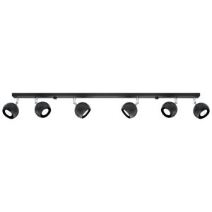 Plafondlamp OCULARE 6L zwart