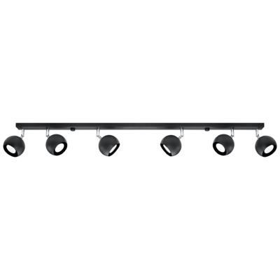 Plafondlamp OCULARE 6L zwart