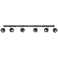 Plafondlamp OCULARE 6L zwart