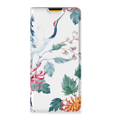 Samsung Galaxy M52 | Hoesje maken | Bird Flowers