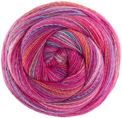 Lana Grossa Gomitolo Magico 3028 Fuchsia/Roze/Grijs Violet/Ecru/Grijs Blauw/Oranje/Turquoise/Hemelsblauw/Roze