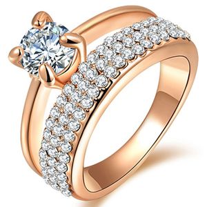LGT Jewels dames ring Crystal Rose