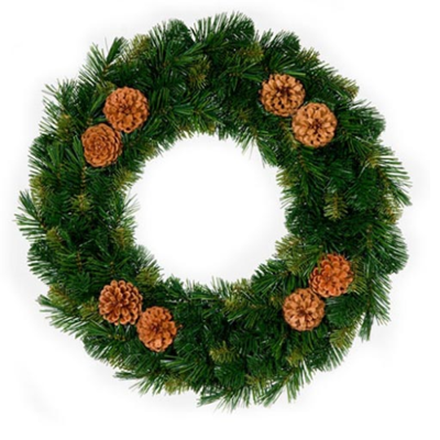 Mixed kunstkerstkrans dia. 35 cm kerstversiering kerstboom - Holiday tree
