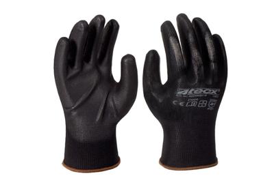 4tecx Handschoen PU zwart 3 paar maat 10