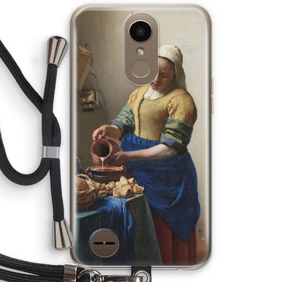The Milkmaid: LG K10 (2017) Transparant Hoesje met koord