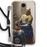 The Milkmaid: LG K10 (2017) Transparant Hoesje met koord