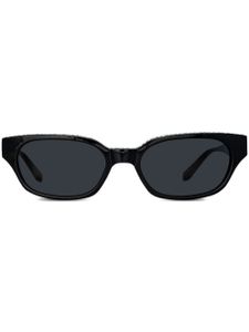 Linda Farrow X Magda Butrym x Magda Butrym lunettes de soleil rectangulaires - Noir